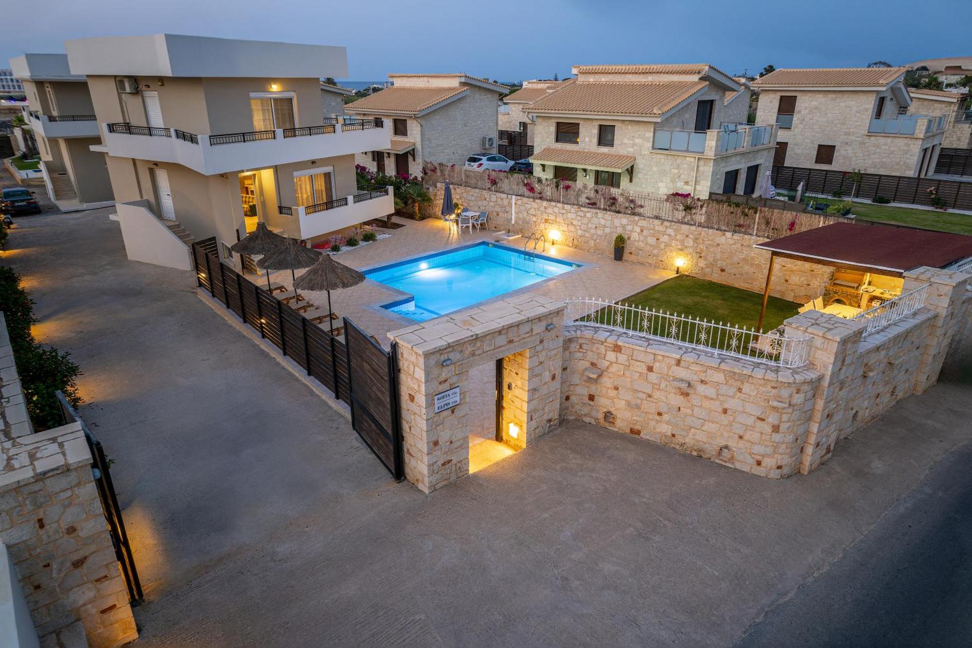 Villa Sophia-Villa Elpis Hersonissos  Exteriér fotografie